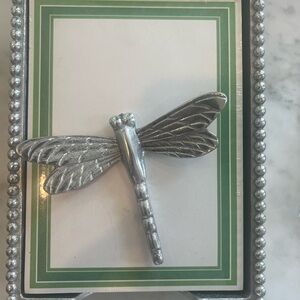 Brand new Mariposa Notepaper Holder, notepad and dragonfly weight